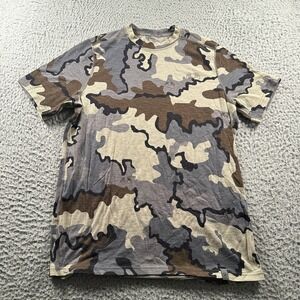 Kuiu T Shirt Mens S Nuyarn Merino Wool Camo Short Sleeve Lightweight Hunting Tee